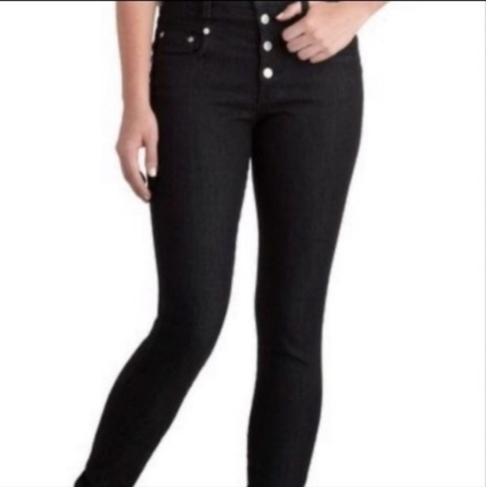 [Modcloth] Hi Rise Button Up Jeans - Size 10